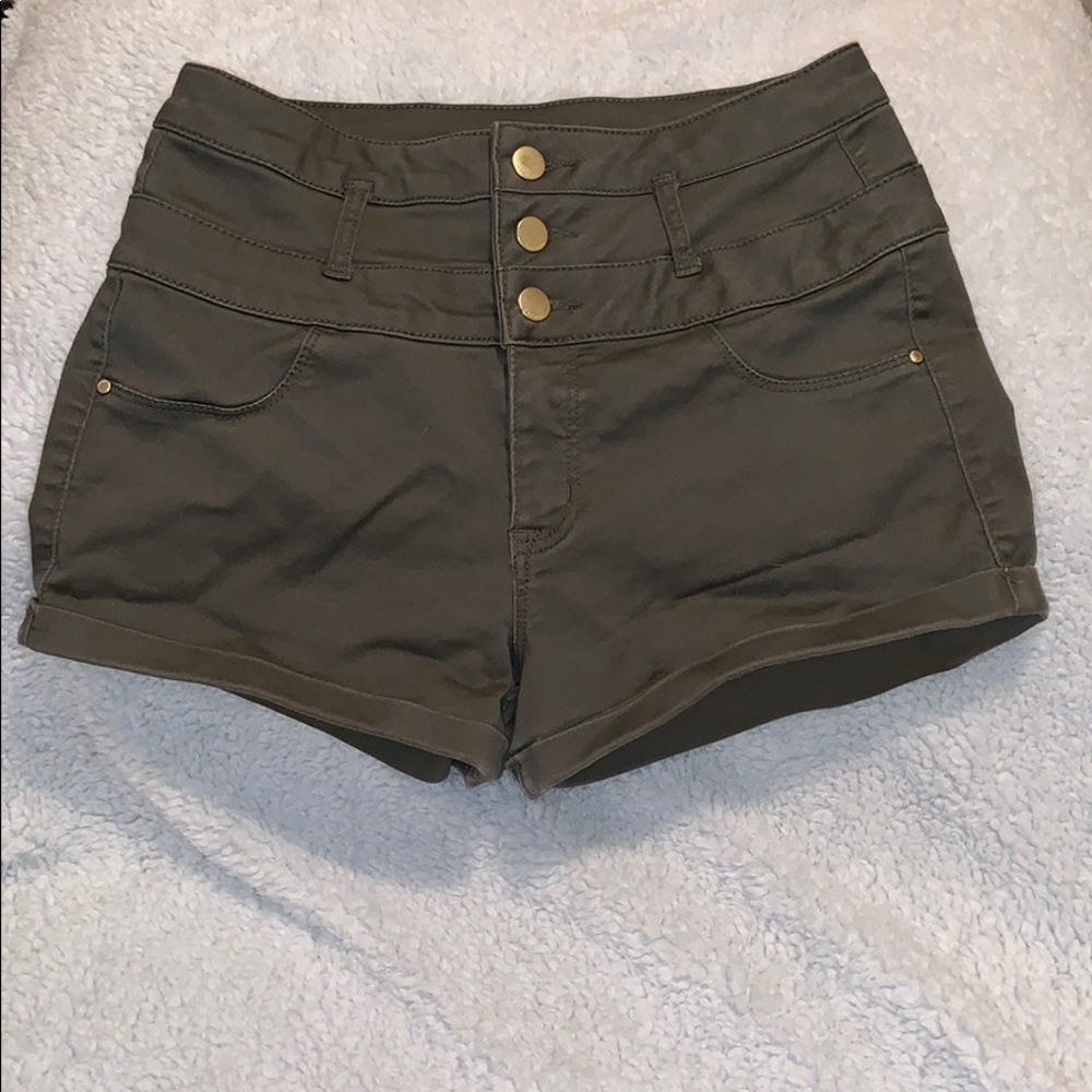 high waisted shorts